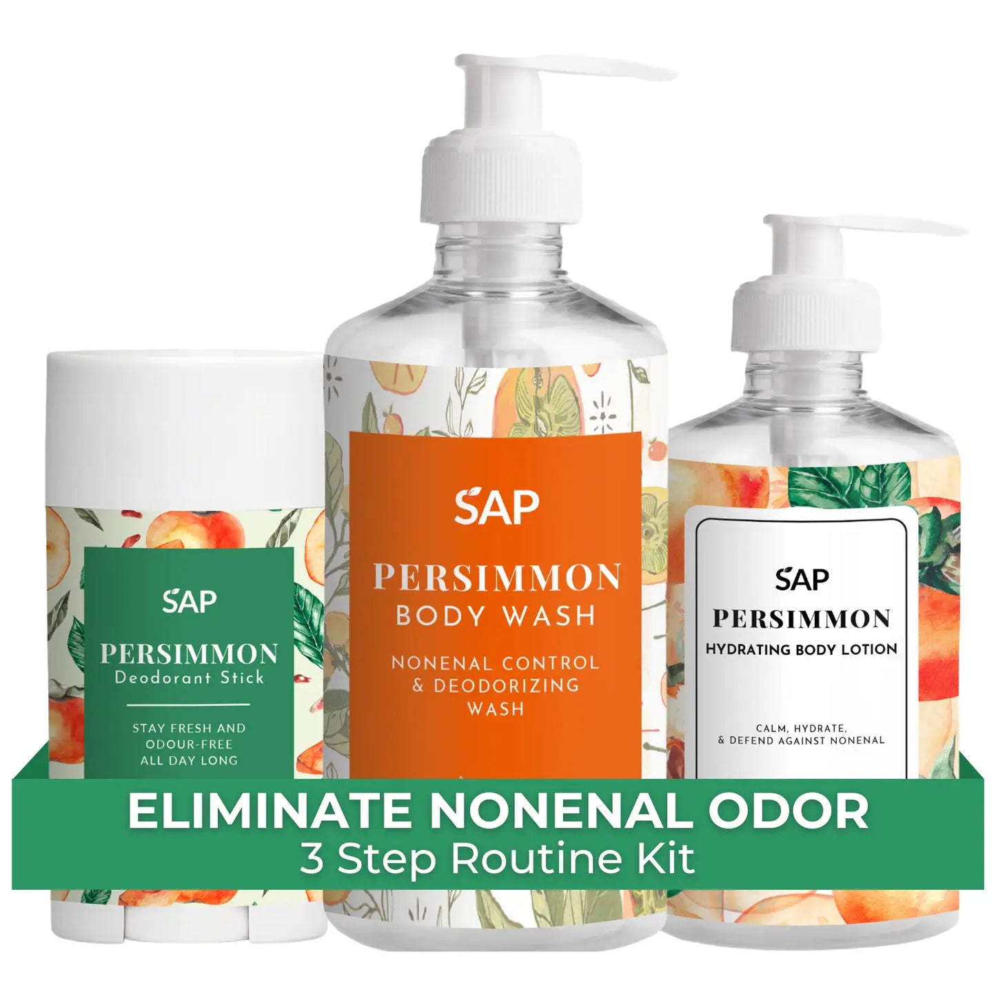 Nonenal Deodorising Routine Kit with Persimmon