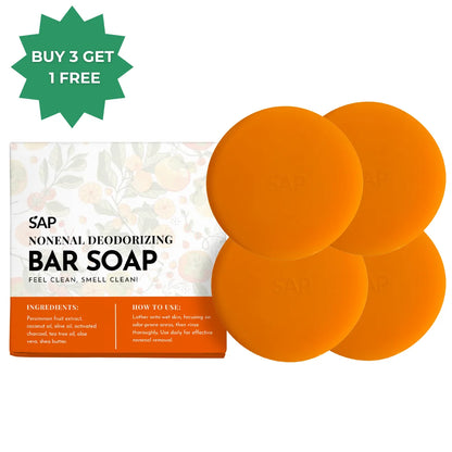 Nonenal Deodorizing Soap Bar with Persimmon