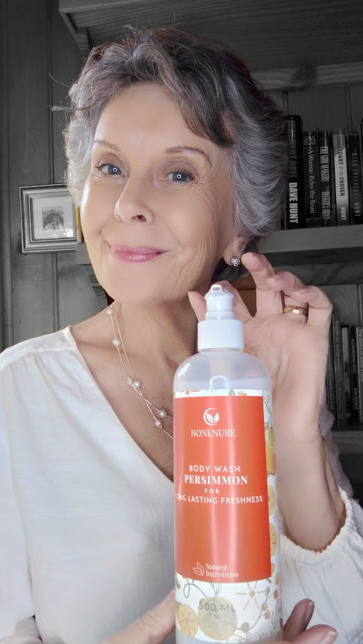 Persimmon Body Wash to Eliminate Nonenal Odour