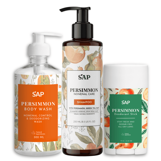 Nonenal Deodorizing Body + Hair Bundle with Persimmon