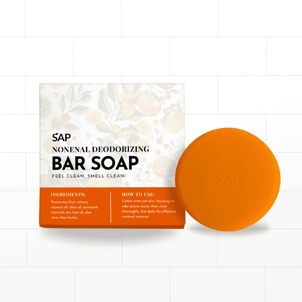 Nonenal Deodorizing Soap Bar With Persimmon