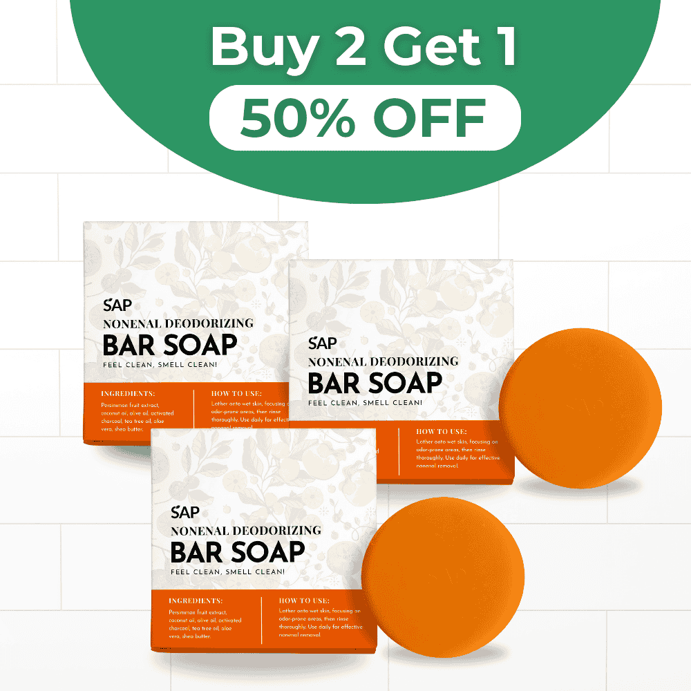 Nonenal Deodorizing Soap Bar With Persimmon