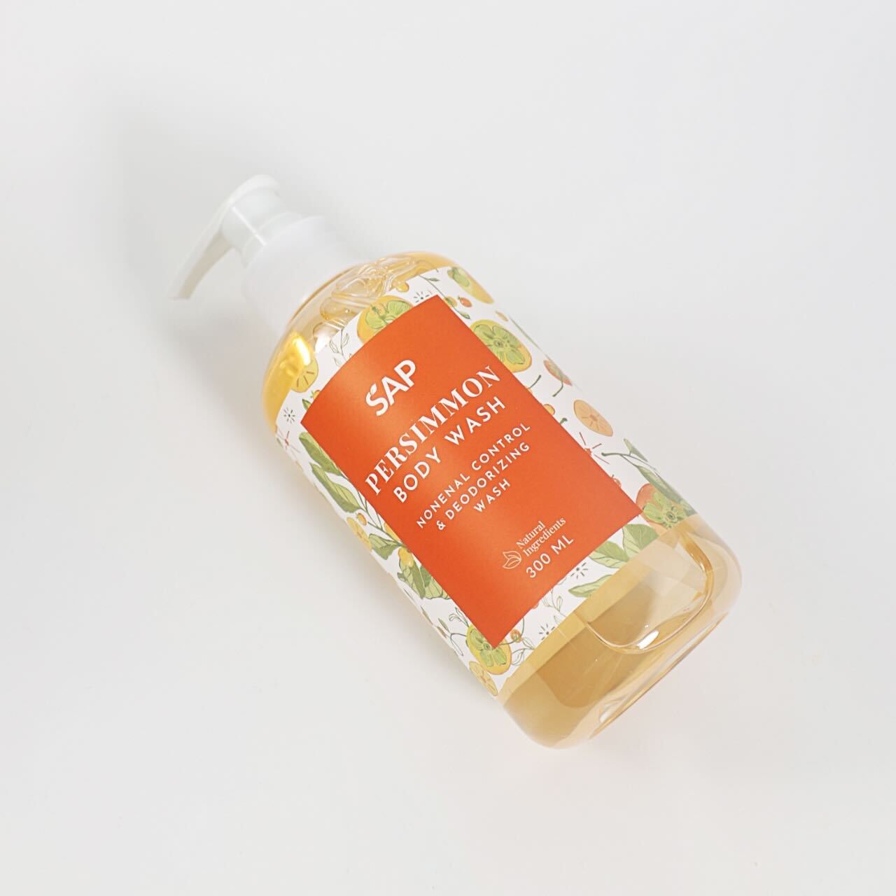 Persimmon Body Wash to Eliminate Nonenal Odour